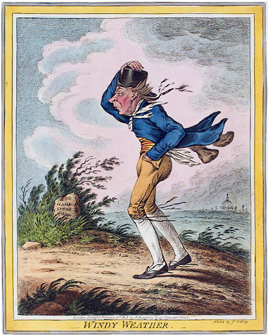 Windy Weather James Gillray